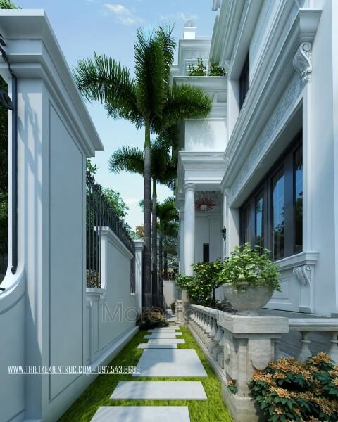 Thiết kế kiến trúc biệt thự tân cổ điển